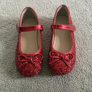 Sparkly Red Kids Shoes